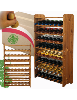 Stojak na wino regał na wino półka na wino butelki szafka na alkohol 56but