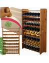 Stojak na wino regał na wino półka na wino butelki szafka na alkohol 56but