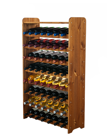Stojak na wino regał na wino półka na wino butelki szafka na alkohol 56but - product 2