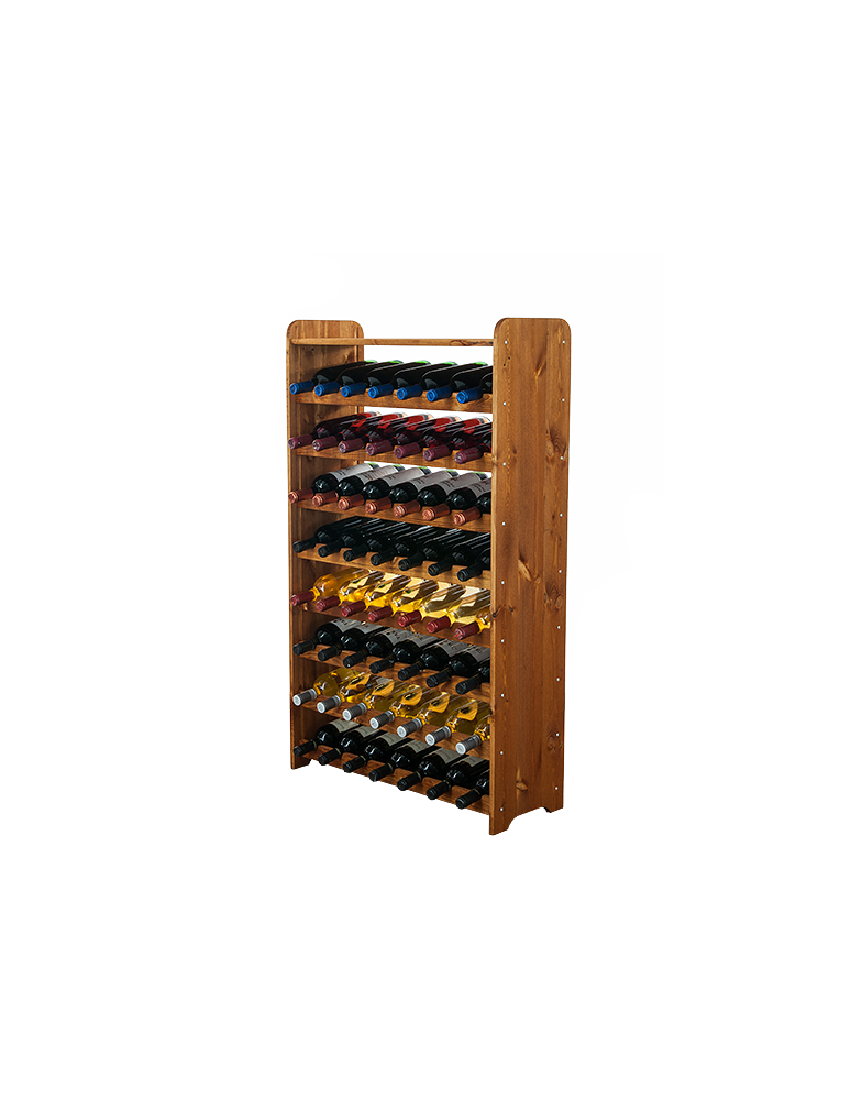 Regały do wina RW31 - Stojak na wino regał na wino półka na wino butelki szafka na alkohol 56but - product b2b.wamar.biz 2