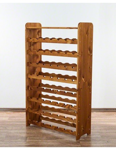 Regały do wina RW31 - Stojak na wino regał na wino półka na wino butelki szafka na alkohol 56but - product 5