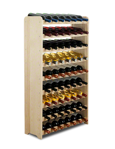 Stojak na wino butelki napoje regał na wino butelki szafka na alkohol 63but - product 2