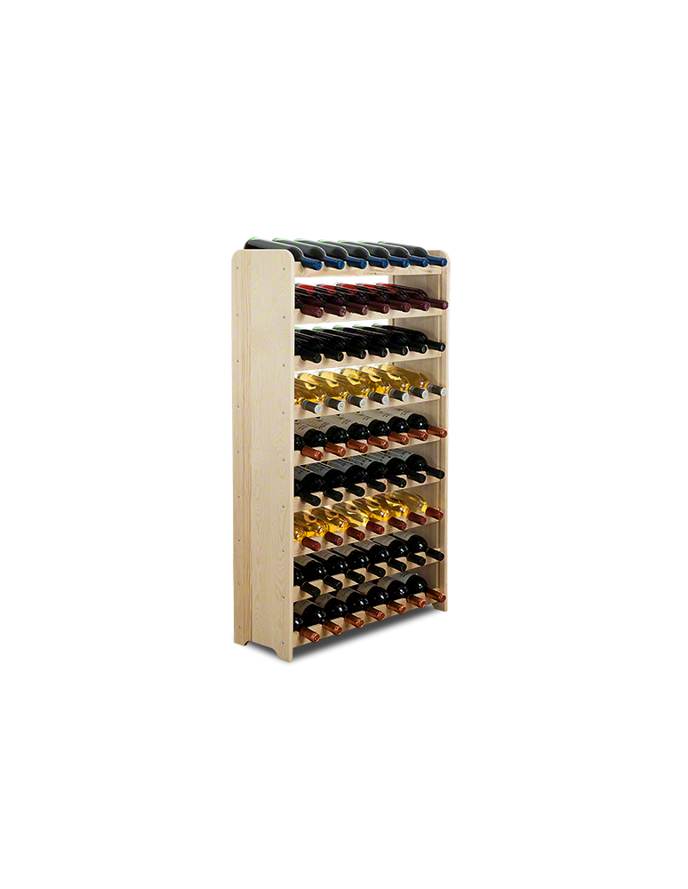 Regały do wina RW31 - Stojak na wino butelki napoje regał na wino butelki szafka na alkohol 63but - product b2b.wamar.biz 2