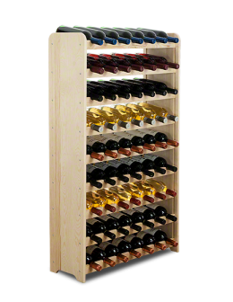 Stojak na wino butelki napoje regał na wino butelki szafka na alkohol 63but - product 2