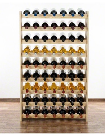 Regały do wina RW31 - Stojak na wino butelki napoje regał na wino butelki szafka na alkohol 63but - product 4