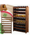 Stojak na wino butelki napoje regał na wino butelki szafka na alkohol 63but