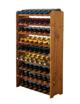 Stojak na wino butelki napoje regał na wino butelki szafka na alkohol 63but - product 2