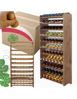 Stojak na wino butelki napoje regał na wino butelki szafka na alkohol 77but