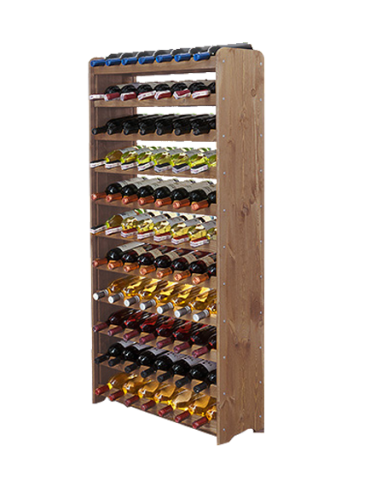 Stojak na wino butelki napoje regał na wino butelki szafka na alkohol 77but - product 2