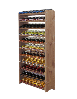 Stojak na wino butelki napoje regał na wino butelki szafka na alkohol 77but - product 2