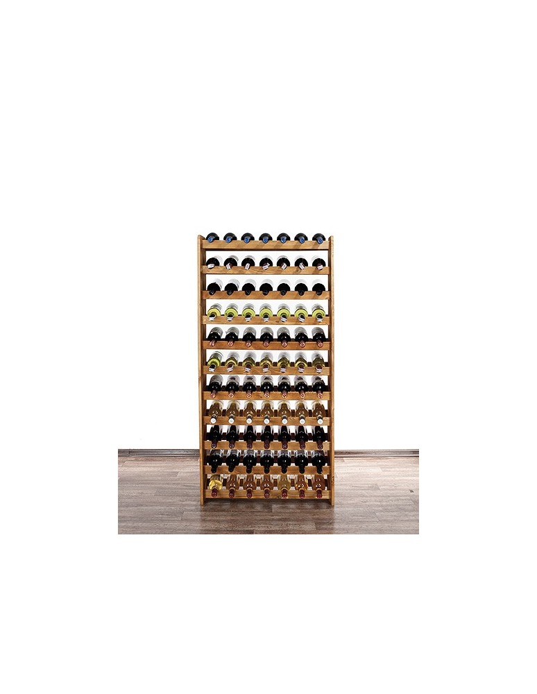 Regały do wina RW31 - Stojak na wino butelki napoje regał na wino butelki szafka na alkohol 77but - product b2b.wamar.biz 3