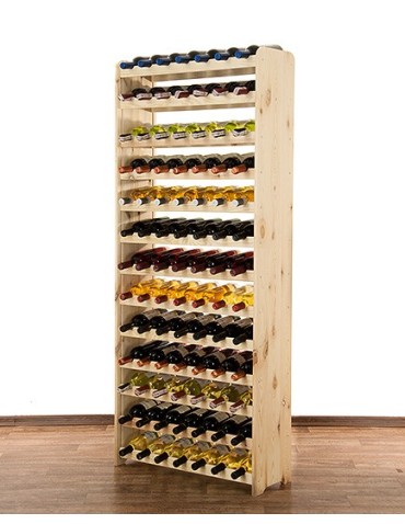 Regały do wina RW31 - Stojak na wino butelki napoje regał na wino butelki szafka na alkohol 91but - product 3