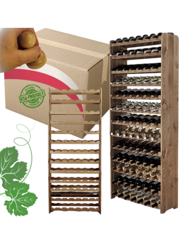 Stojak na wino butelki napoje regał na wino butelki szafka na alkohol 91but