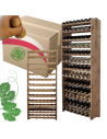 Stojak na wino butelki napoje regał na wino butelki szafka na alkohol 91but