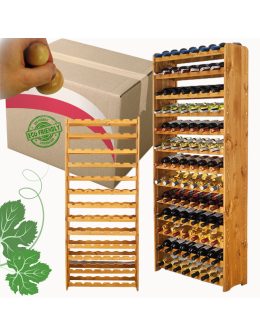 Stojak na wino butelki napoje regał na wino butelki szafka na alkohol 91but