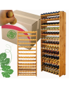 Stojak na wino butelki napoje regał na wino butelki szafka na alkohol 91but