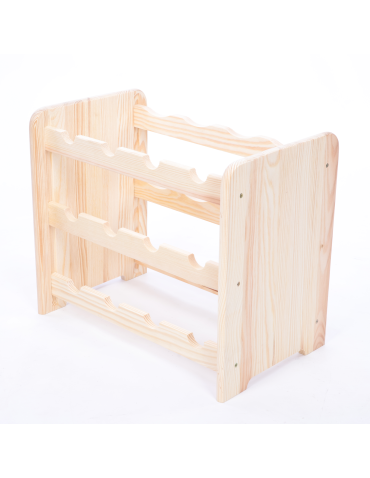 Regały do wina RW31 - Stojak na wino butelki napoje regał na wino butelki szafka na alkohol 12but - product 3