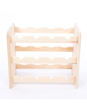 Regały do wina RW31 - Stojak na wino butelki napoje regał na wino butelki szafka na alkohol 12but - product 4