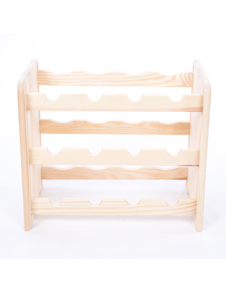 Regały do wina RW31 - Stojak na wino butelki napoje regał na wino butelki szafka na alkohol 12but - product b2b.wamar.biz 4