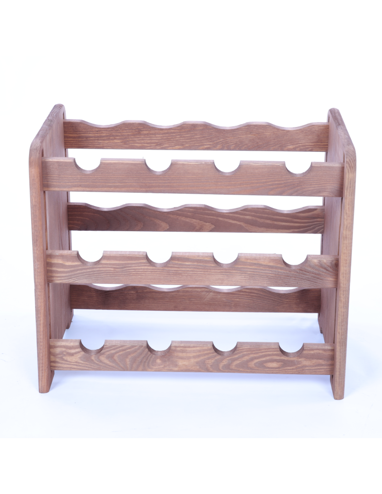 Regały do wina RW31 - Stojak na wino butelki napoje regał na butelki wino szafka na alkohol 12but - product b2b.wamar.biz 4