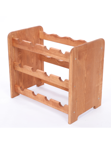 Regały do wina RW31 - Stojak na wino butelki napoje regał na wino butelki szafka na alkohol 12but - product 3