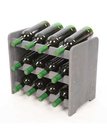 Regał na wino butelki napoje stojak na wino butelki szafka na alkohol 12but - product 2