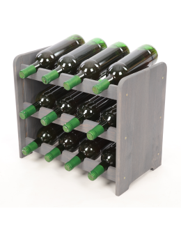 Regał na wino butelki napoje stojak na wino butelki szafka na alkohol 12but - product 2