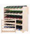 Stojak na wino butelki napoje regał na wino butelki szafka na alkohol 30but