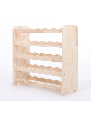 Regały do wina RW31 - Stojak na wino butelki napoje regał na wino butelki szafka na alkohol 30but - product 3