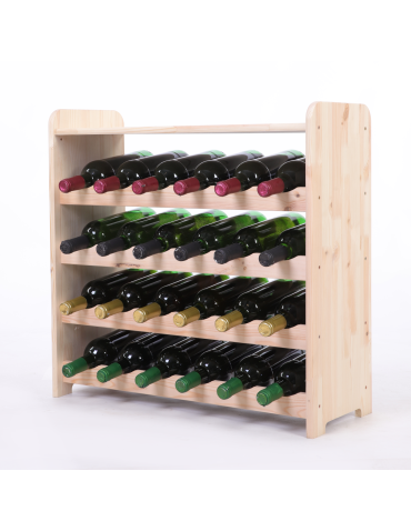 Stojak na wino butelki napoje regał na wino butelki półka na alkohol 24but - product 2