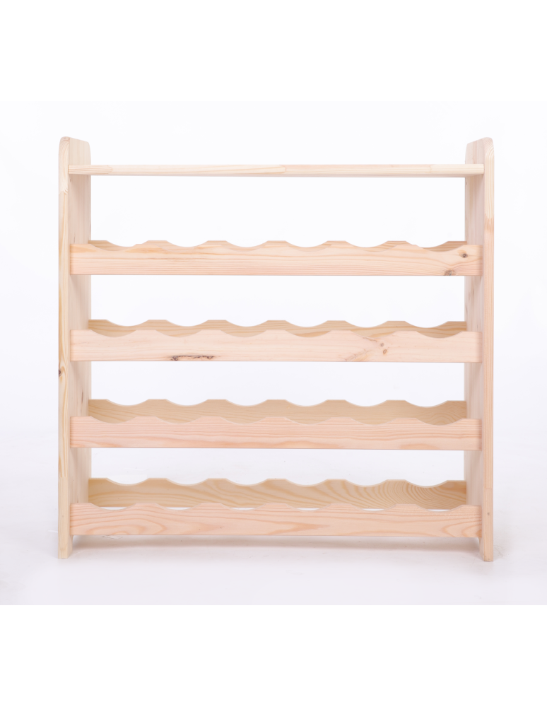 Regały do wina RW31 - Stojak na wino butelki napoje regał na wino butelki półka na alkohol 24but - product b2b.wamar.biz 4