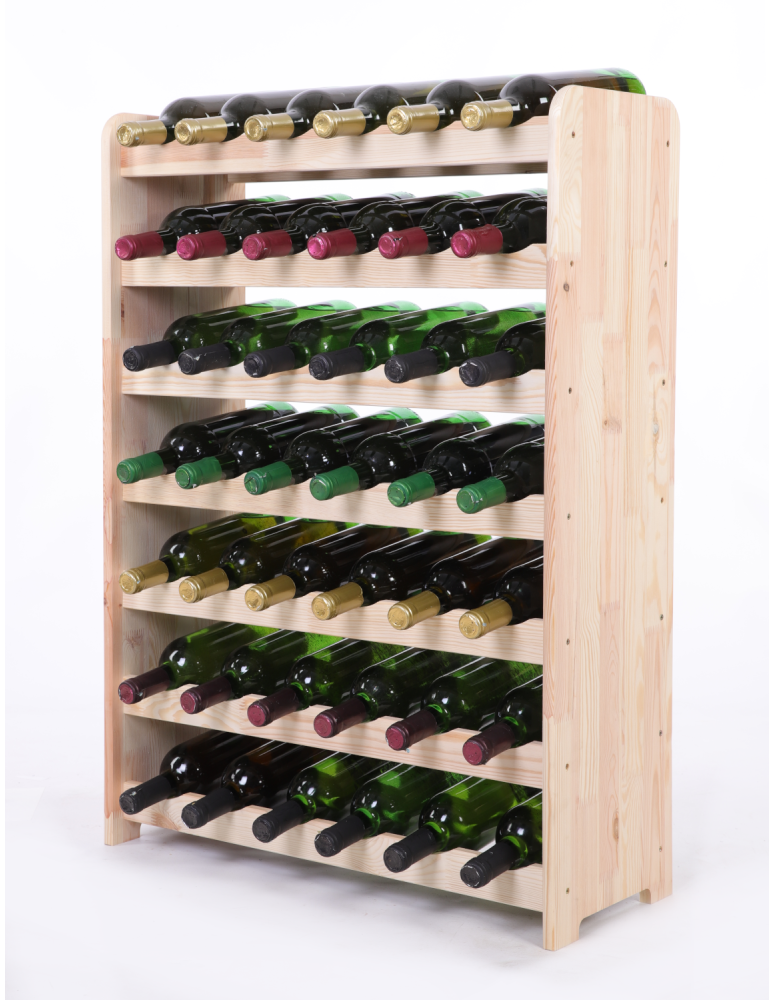 Regały do wina RW31 - Stojak na wino butelki napoje regał na wino butelki szafka na alkohol 42but - product b2b.wamar.biz 2