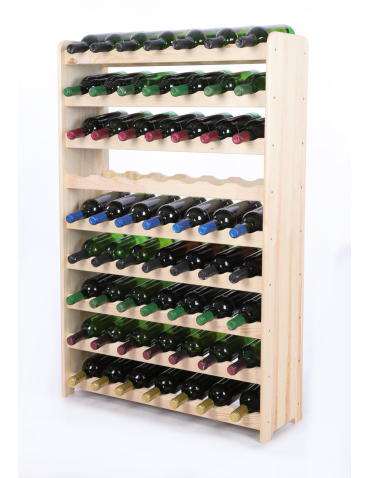 Stojak na wino butelki napoje regał na wino butelki szafka na alkohol 63but - product 2