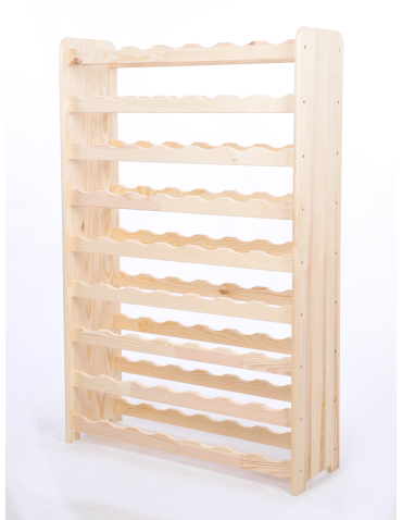 Regały do wina RW31 - Stojak na wino butelki napoje regał na wino butelki szafka na alkohol 63but - product 3