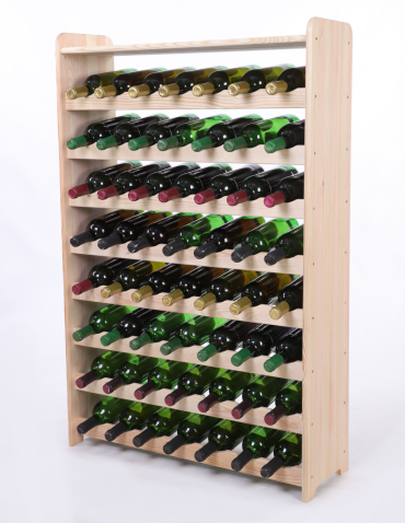 Stojak na wino butelki napoje regał na wino butelki półka na alkohol 56but - product 2