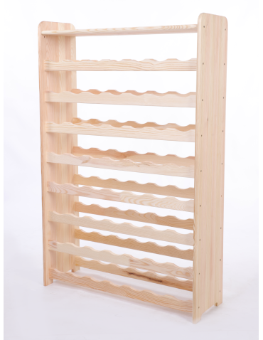 Regały do wina RW31 - Stojak na wino butelki napoje regał na wino butelki półka na alkohol 56but - product 3