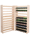 Stojak na wino butelki napoje regał na wino butelki szafka na alkohol 77but