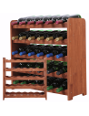 Stojak na wino butelki napoje regał na wino butelki szafka na alkohol 30but