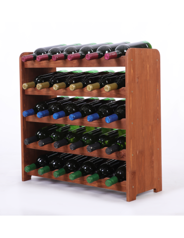 Stojak na wino butelki napoje regał na wino butelki szafka na alkohol 30but - product 2