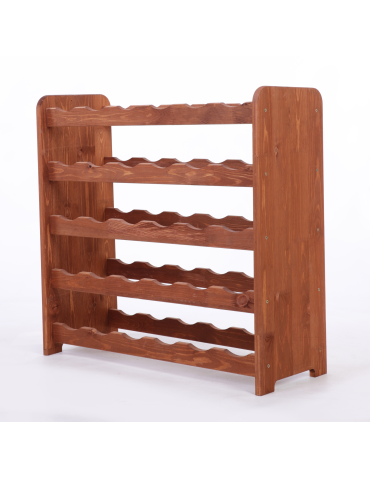 Regały do wina RW31 - Stojak na wino butelki napoje regał na wino butelki szafka na alkohol 30but - produkt 3