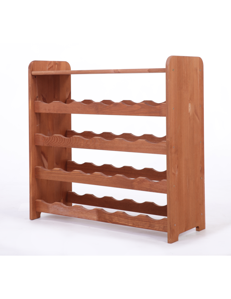 Regały do wina RW31 - Stojak na wino butelki napoje regał na wino butelki półka na alkohol 24but - product b2b.wamar.biz 3