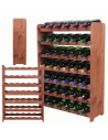Stojak na wino butelki napoje regał na wino butelki szafka na alkohol 42but
