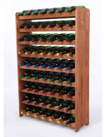 Stojak na wino butelki napoje regał na wino butelki szafka na alkohol 63but - product 2