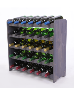 Stojak na wino butelki napoje regał na wino butelki szafka na alkohol 30but - product 2