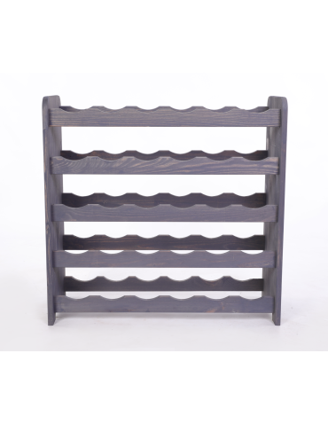 Regały do wina RW31 - Stojak na wino butelki napoje regał na wino butelki szafka na alkohol 30but - product 4