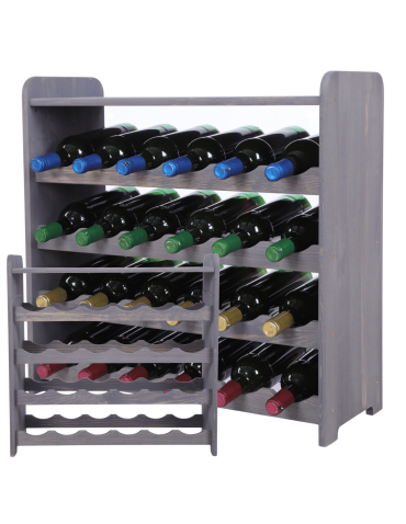 Stojak na wino butelki napoje regał na wino butelki półka na alkohol 24but