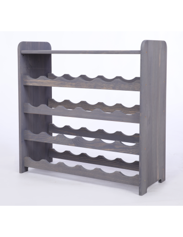 Regały do wina RW31 - Stojak na wino butelki napoje regał na wino butelki półka na alkohol 24but - product 3