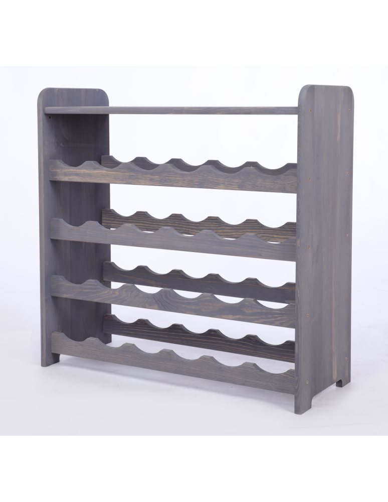 Regały do wina RW31 - Stojak na wino butelki napoje regał na wino butelki półka na alkohol 24but - product b2b.wamar.biz 3