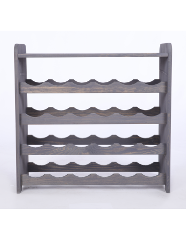 Regały do wina RW31 - Stojak na wino butelki napoje regał na wino butelki półka na alkohol 24but - product 4