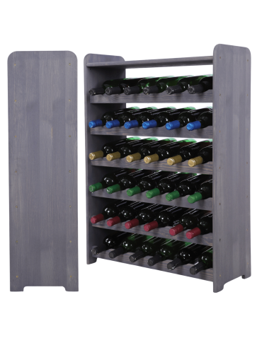 Stojak na wino butelki napoje regał na wino butelki półka na alkohol 36but